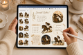 Cute Arabian Horse Girl Digital 12 Equestrian Planner Stickers