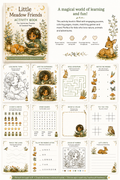Little Meadow Friends-activity book (20 pages)